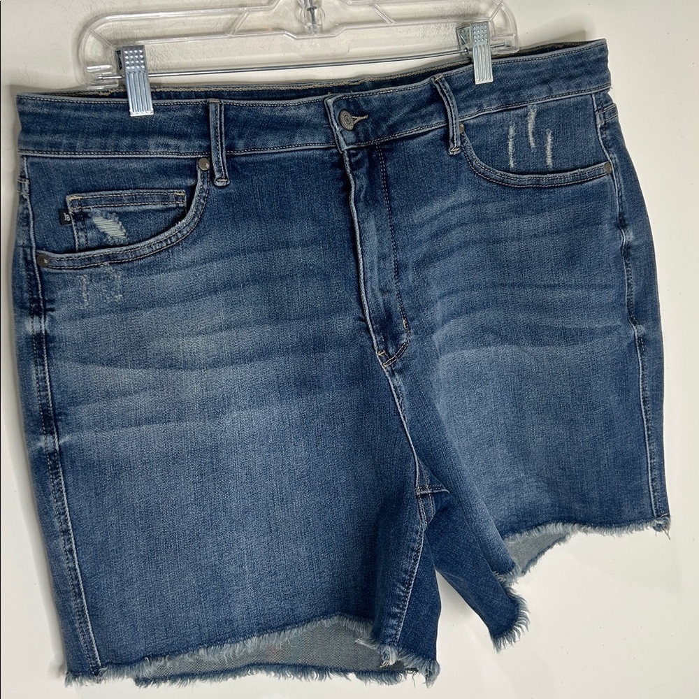 Judy Blue Curvy Lilly Tummy Control High Rise Shorts 3XL JB150235 - Picture 14 of 15